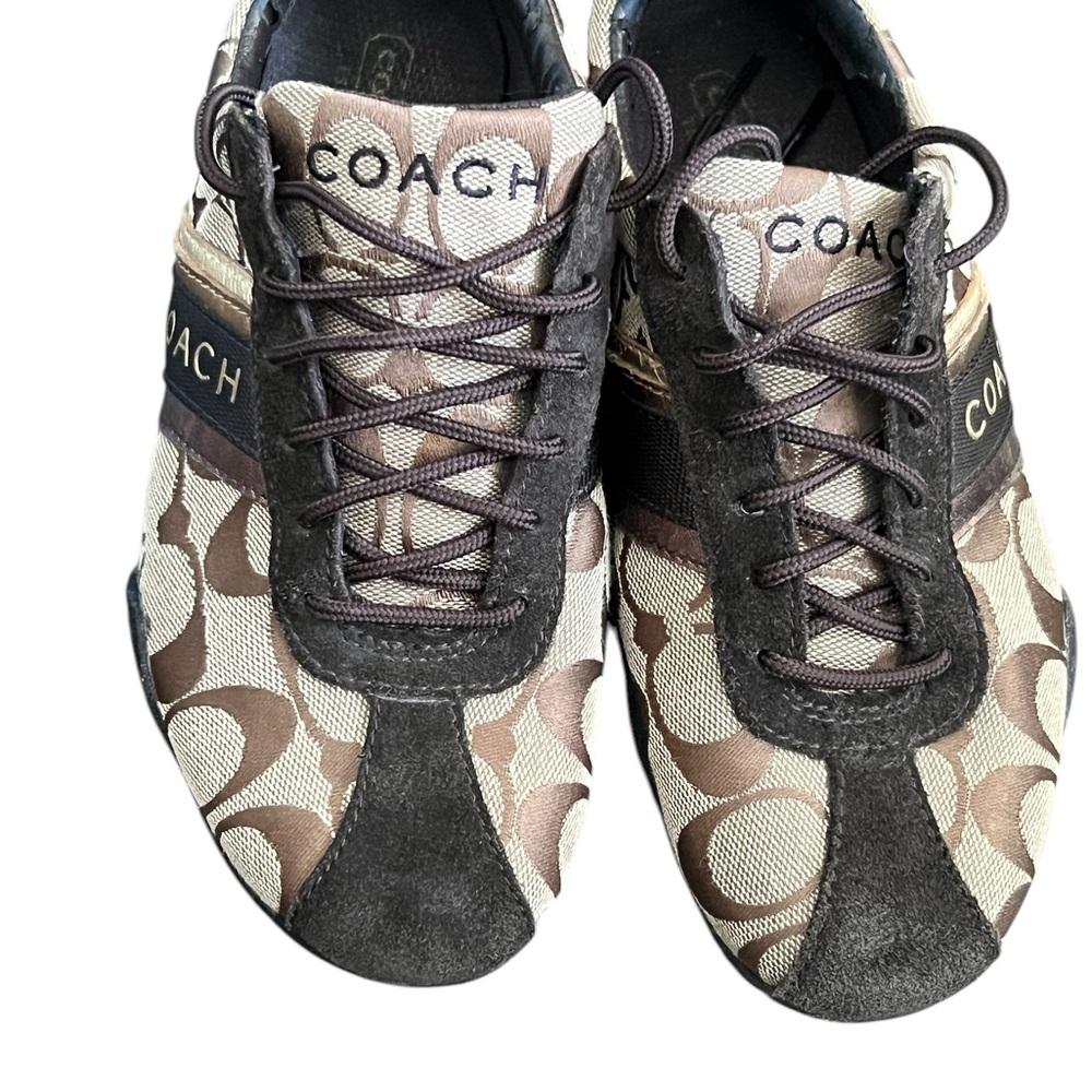 Coach Brown and Black Athletic Shoes